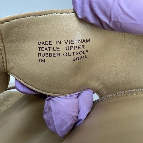 MICHAEL Michael Kors Women's Bradley Espadrille Platform Wedges Pale Gold 7M - Picture 9 of 12